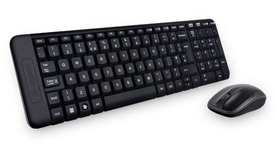 Keyboard + mouse Logitech MK220 black