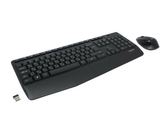 Клавиатура + мышь Logitech Wireless Combo MK345 черный