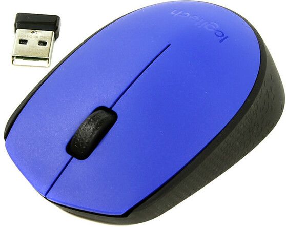 Мышь Logitech M171 синяя